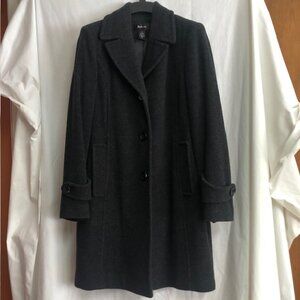 Women's Black Wool Style & Co Coat Size Small